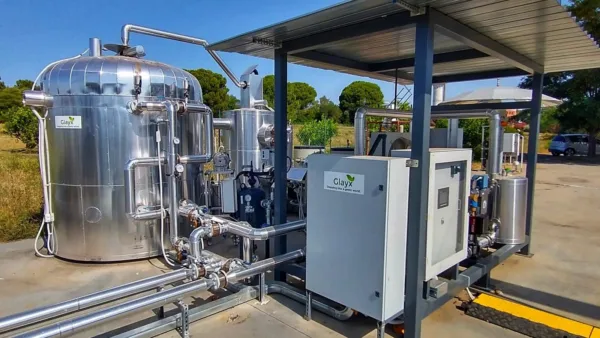 Prototipo di sistema di accumulo termico sviluppato da Glayx in ambito R&D per ENEA