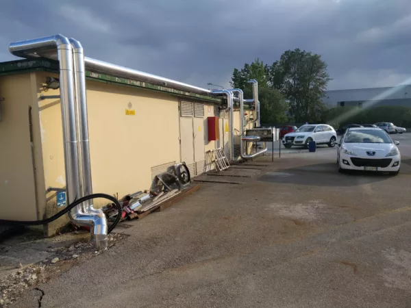 Impianto di trigenerazione per industria chimica progettato e installato da Glayx