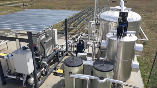 Prototipo di sistema di accumulo termico sviluppato da Glayx in ambito R&D per ENEA