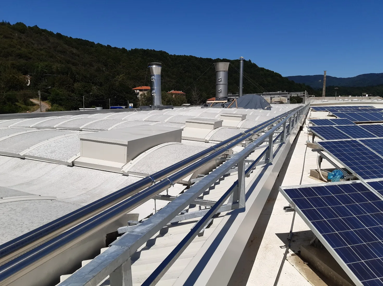 Impianto di trigenerazione Glayx installato presso Cartiere Carrara – vista dell’area produttiva