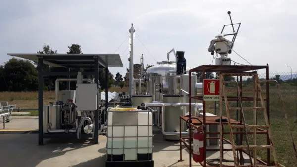 Prototipo di sistema di accumulo termico sviluppato da Glayx in ambito R&D per ENEA