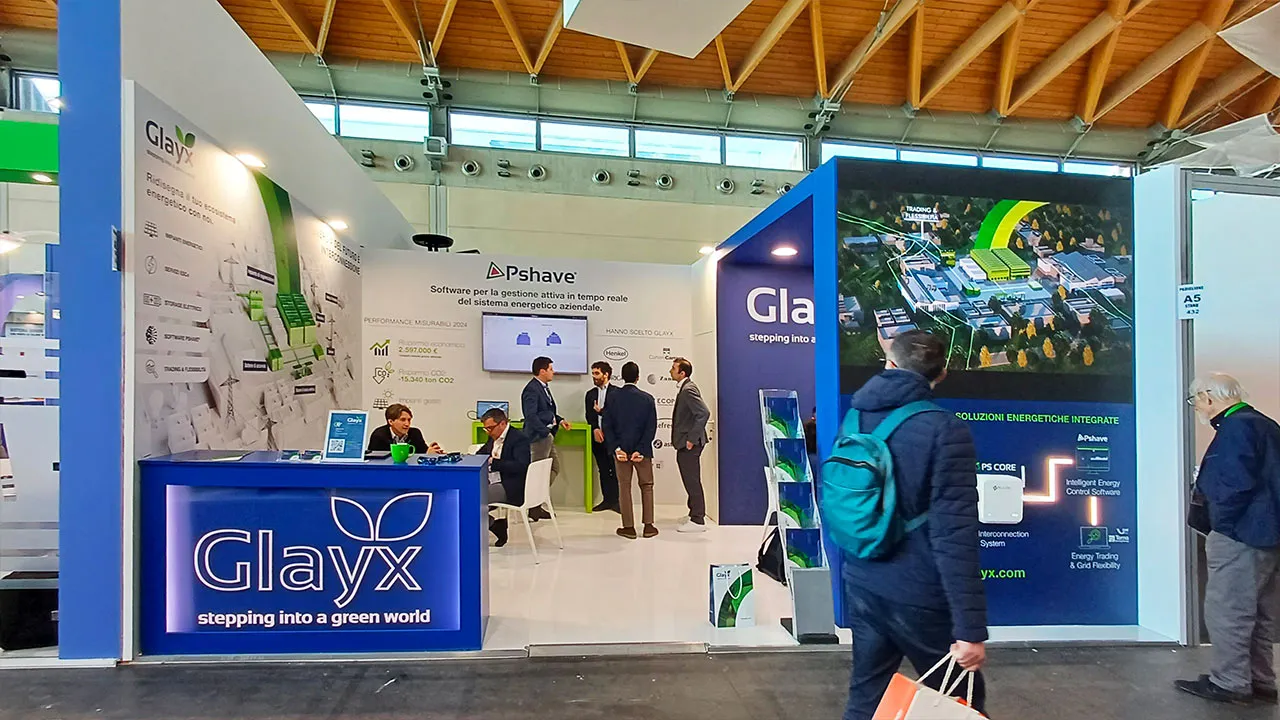 Stand Glayx a Key Energy 2025 – Presentazione ufficiale del sistema PS CORE per la gestione interconnessa dell’energia
